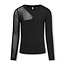ONLY ONLY kids meisjes longsleeve COLETTE Black Plain Mesh Regular Fit