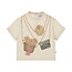 Dirkje Dirkje meisjes T-shirt loose fit Off white - 01 Girls sweet