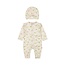 Dirkje Dirkje meisjes boxpak ls + muts Off white - 05 Girls fresh