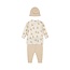 Dirkje Dirkje meisjes 2-delig setje ls + muts Off white - 03 Girls little flowers