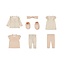 Dirkje Dirkje meisjes set organic cotton Multi colour - P- lief los