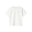 Name It Name It kids meisjes T-shirt BOWAY Cloud Dancer ARCDIAN GREEN Regular Fit