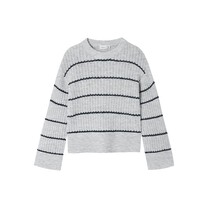 Name It kids meisjes trui TITINA Light Grey Melange Regular Fit