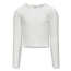 ONLY ONLY meisjes kids longsleeve NELLA Cloud Dancer Stretch Fit