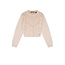 NoBell' Nobell' meisjes trui Kader knitted crochet details Pearled Ivory