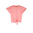 NoNo NoNo meisjes T-shirt Kate knotted with waterfall sequences Sparkle Rose