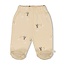 Feetje Feetje unisex Broek met voet AOP rib Creme - Special Delivery