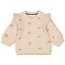 Feetje Feetje meisjes Sweater AOP Creme - Flower Field