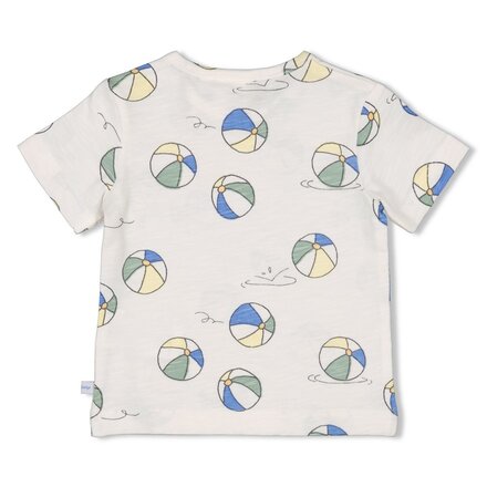 Feetje jongens T-shirt AOP Offwhite - Pool Time