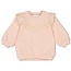Feetje Feetje meisjes Sweater ruches Abrikoos - Sunshine