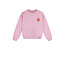 NoNo NoNo meisjes kids trui Konono sweater with dropped shoulders Bubblegum