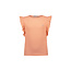 Like Flo Like Flo meisjes kids T-shirt Flo girls rib shirt with ruffle Soft peach