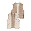Like Flo Like Flo meisjes kids vest Daisy Flo girls reversible gilet with padding peachy leopard