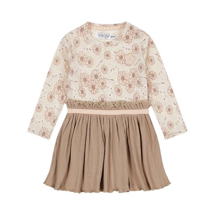 Dirkje meisjes jurk ls Off white - 01 Girls lovely