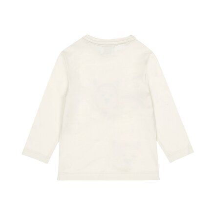 Dirkje jongens longsleeve Off white - 01 Boys safari friends B