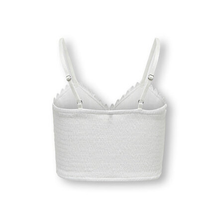 ONLY meisjes kids T-shirt HONEY White Regular Fit