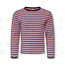 ONLY ONLY mini meisjes longsleeve AMANDA Bleached Mauve Tigerlily/French Blue/Binding Night Sky Rib Fit