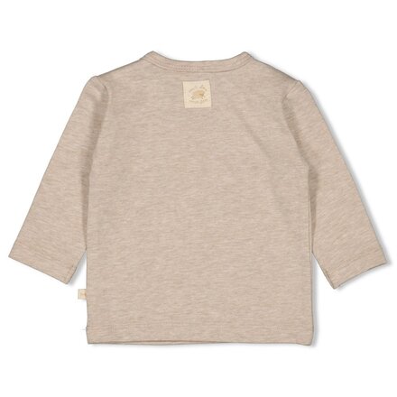 Feetje unisex Longsleeve Taupe melange - Sleepy Sheepy