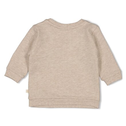 Feetje unisex Sweater Taupe melange - Sleepy Sheepy