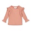 Feetje Feetje meisjes Longsleeve ajour rib Roze - Morning Sun