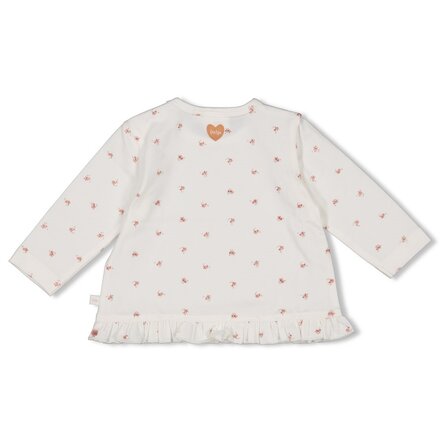 Feetje meisjes Longsleeve AOP Offwhite - Morning Sun