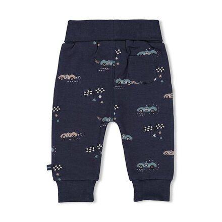 Feetje jongens Broek AOP Marine - Let's Go!