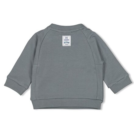 Feetje jongens Sweater Petrol - Let's Go!