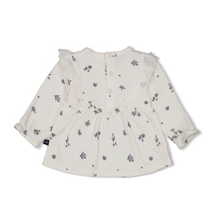 Feetje meisjes Longsleeve AOP Offwhite - Swanlake