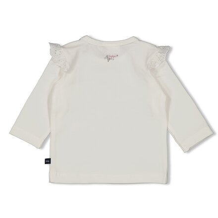 Feetje meisjes Longsleeve Offwhite - Swanlake