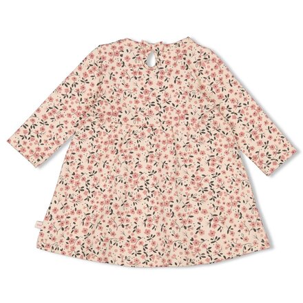Feetje meisjes Jurk AOP Offwhite - Woodland Bloom