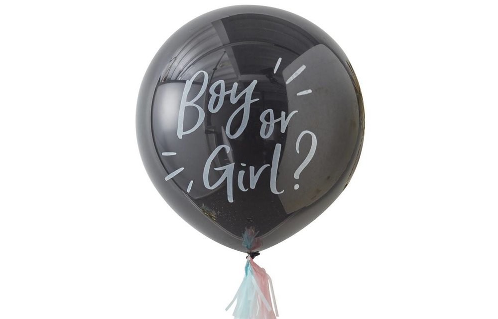 Gender Reveal ballon groot - Boy or Girl?
