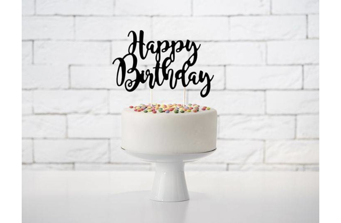 Taarttopper Happy Birthday
