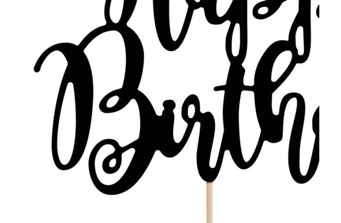 Taarttopper Happy Birthday