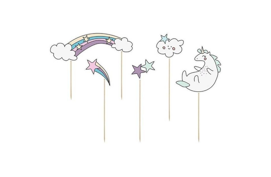 Taarttopper set Unicorn