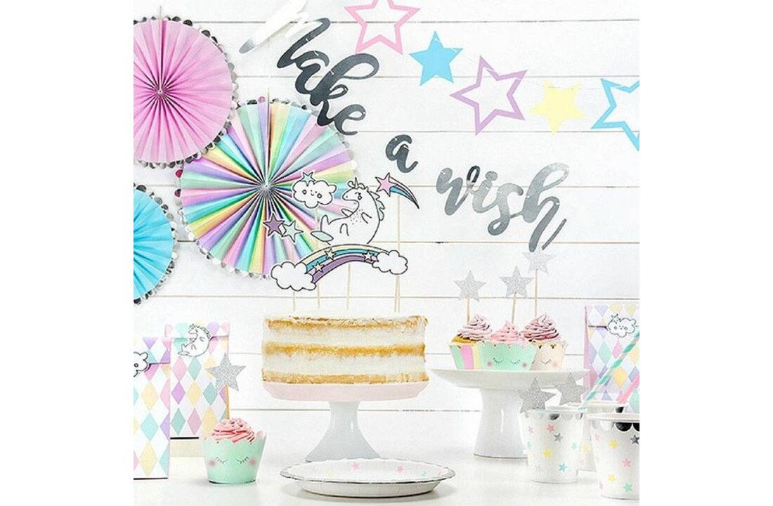 Taarttopper set Unicorn