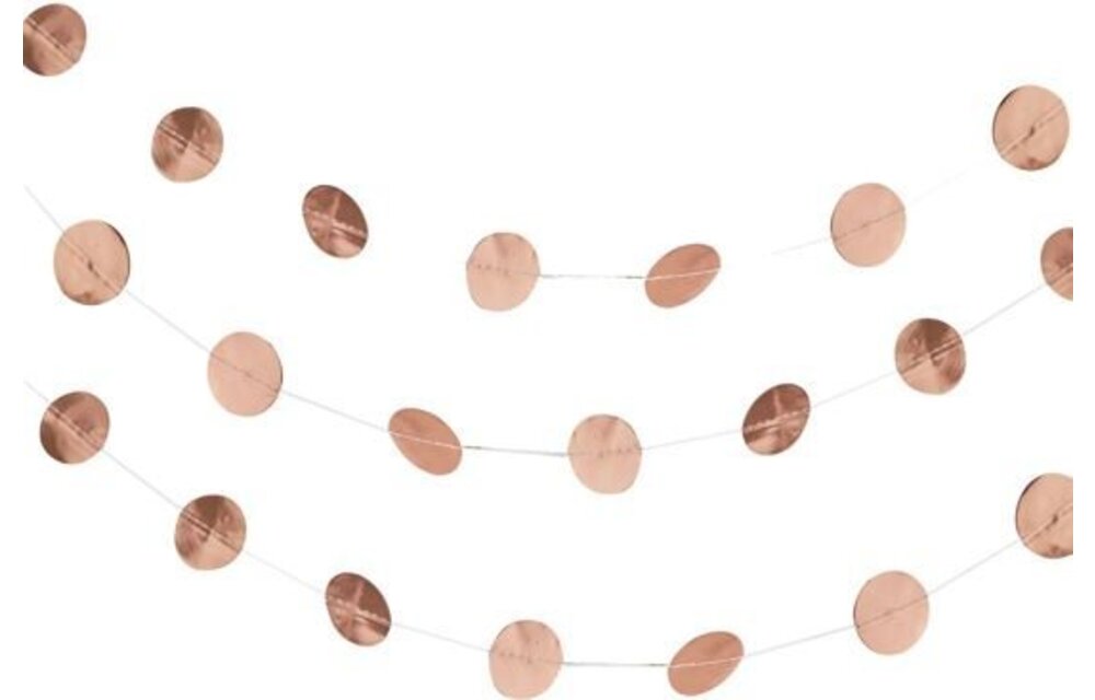 Confettislinger cirkel - rose goud