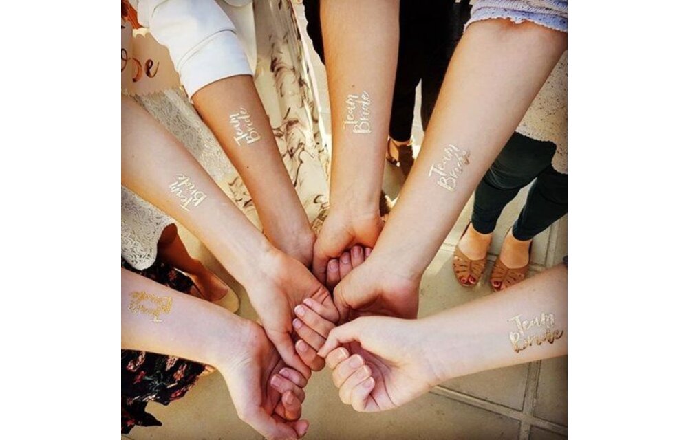16 Team bride vrijgezellenfeest tattoos