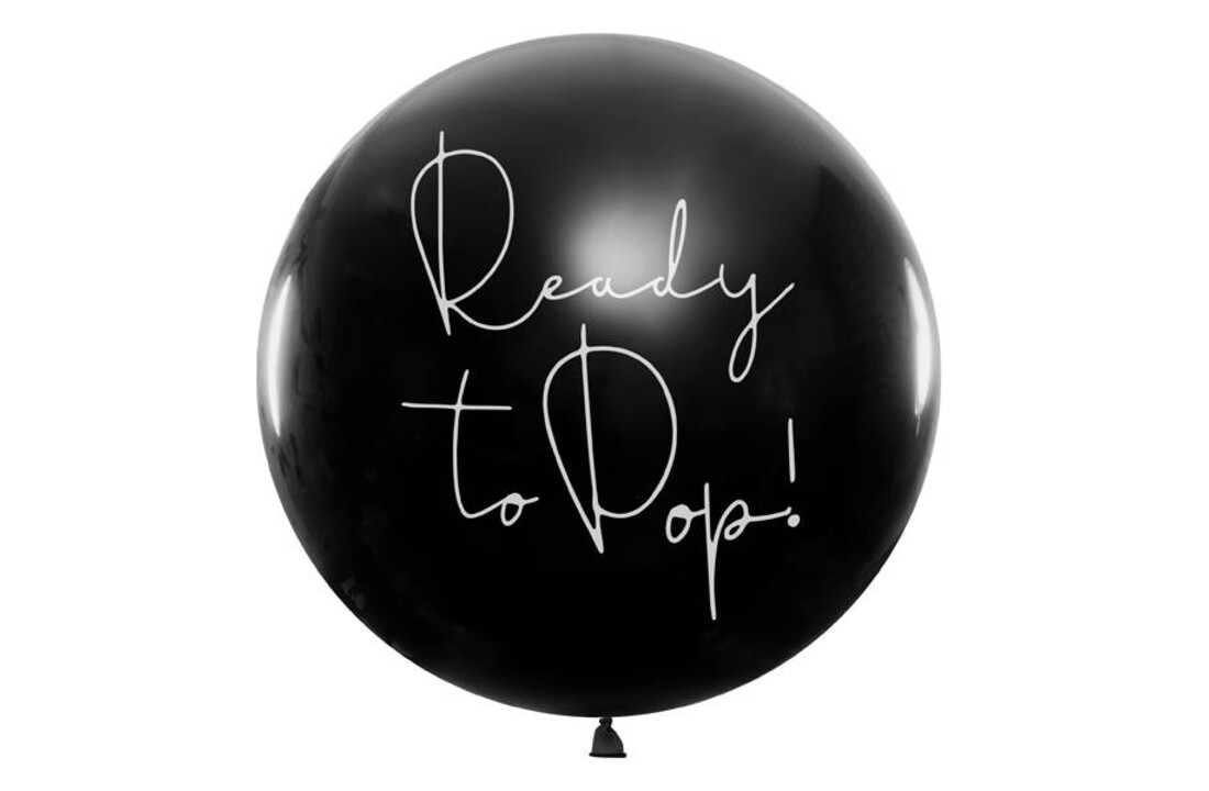 Gender Revel ballon - Ready to pop - jongen - blauw