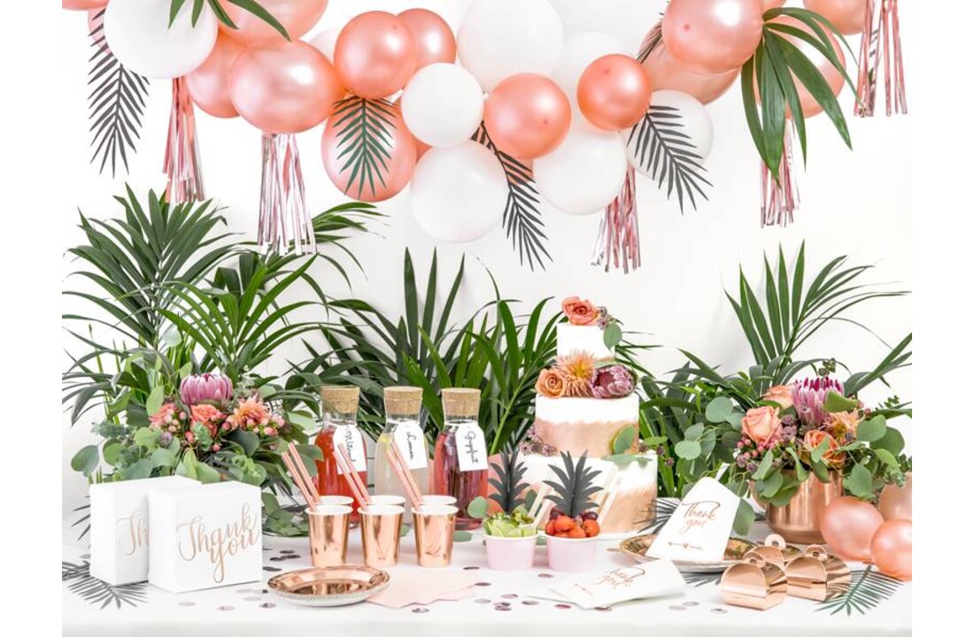 Slinger tropical leaves bladeren