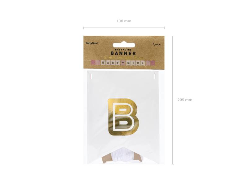 Slinger Babygirl - roze - wit - goud