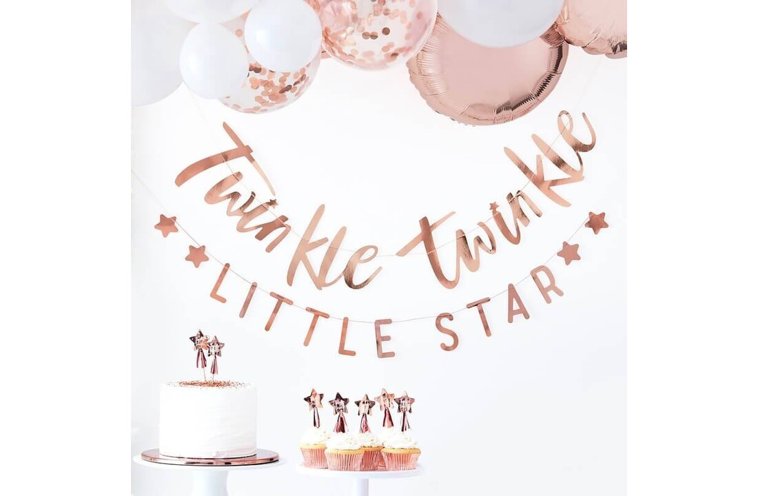 Twinkle twinkle little star - slinger rose goud