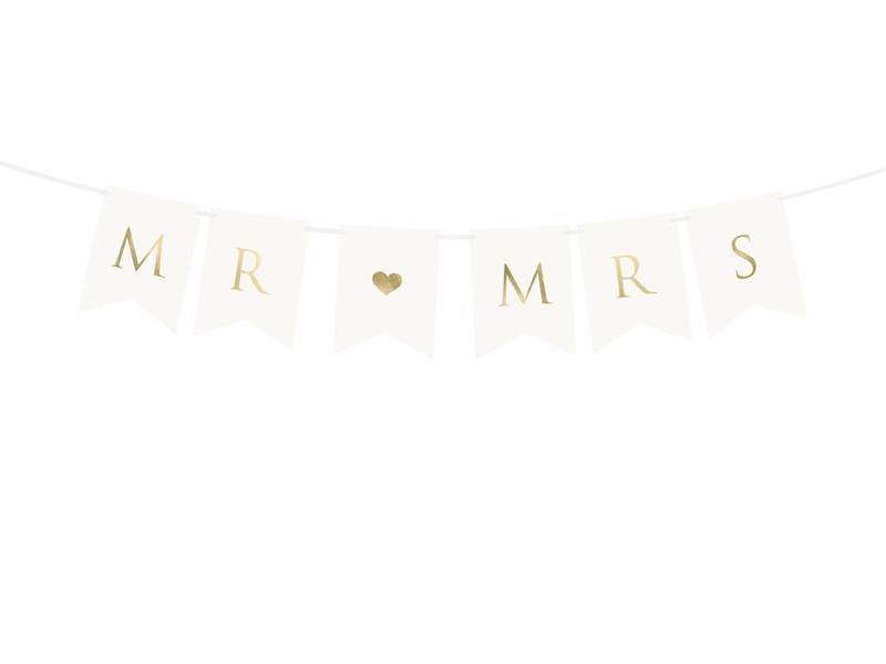 Slinger Mr & Mrs wit-goud