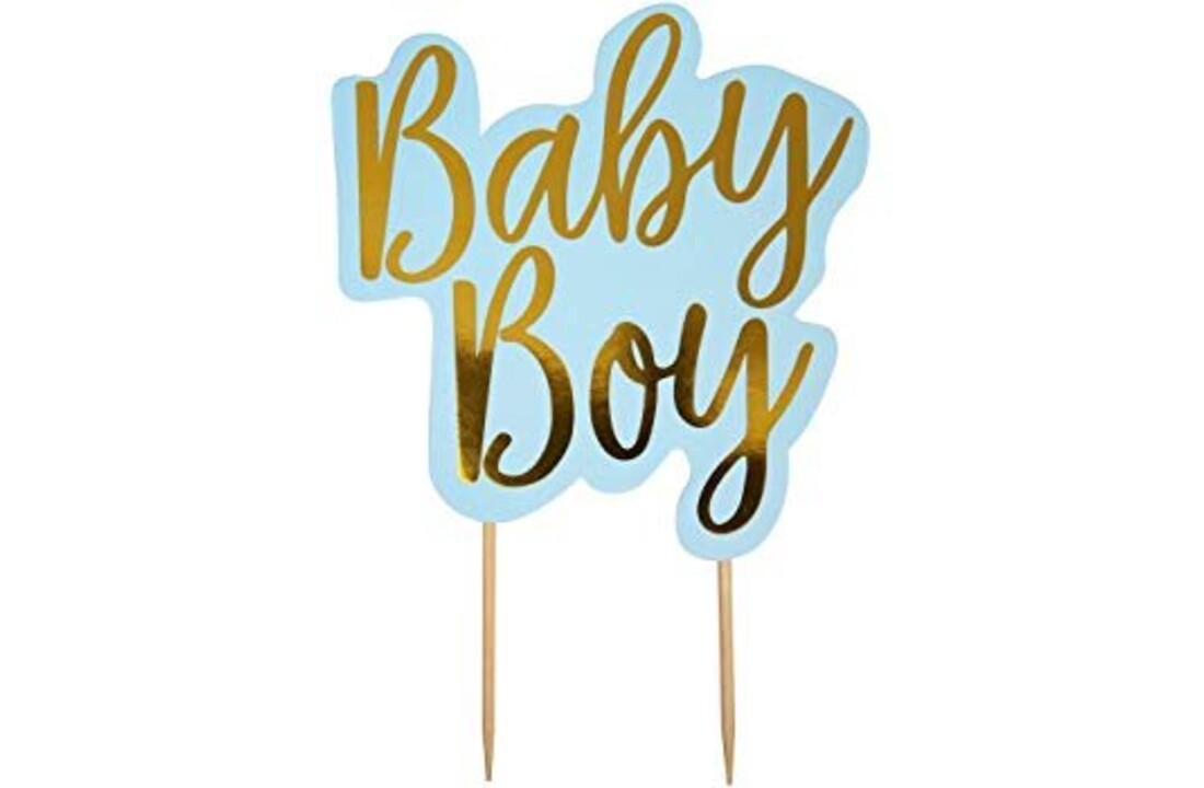 Taarttopper babyboy blauw | geboorte
