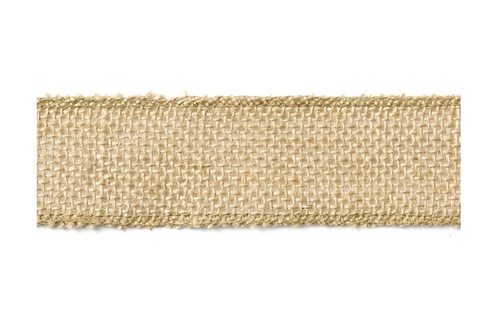 Jute lint 5cm breed - 5 meter lang