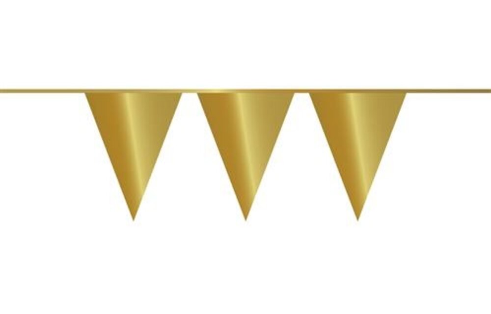Vlaggenlijn goud - 10 meter