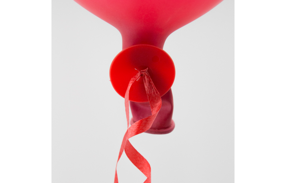 Ballonnen snelsluiters 100 stuks - rood