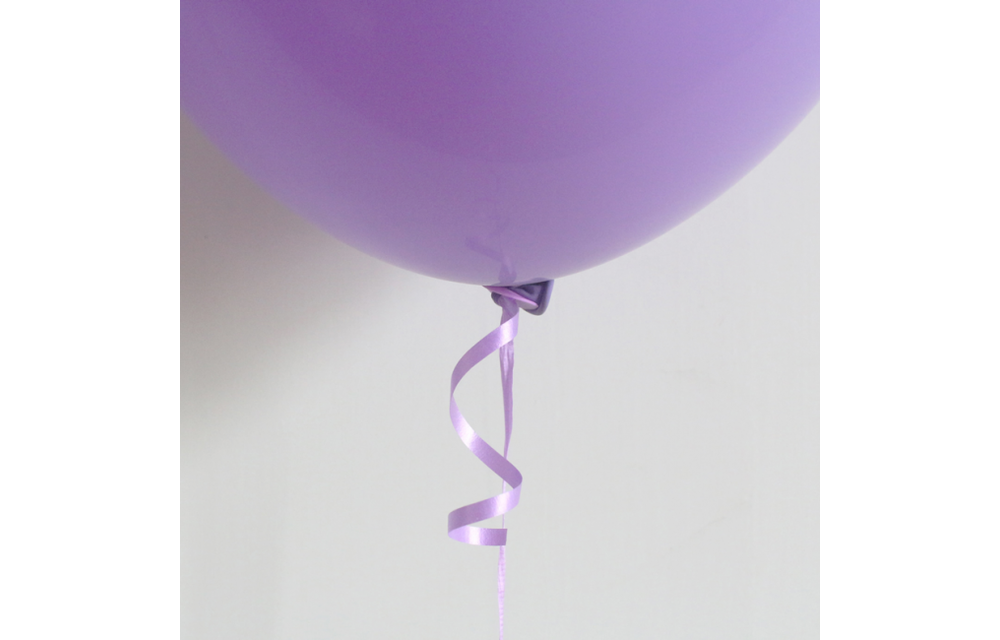 Ballonnen snelsluiters 100 stuks - paars