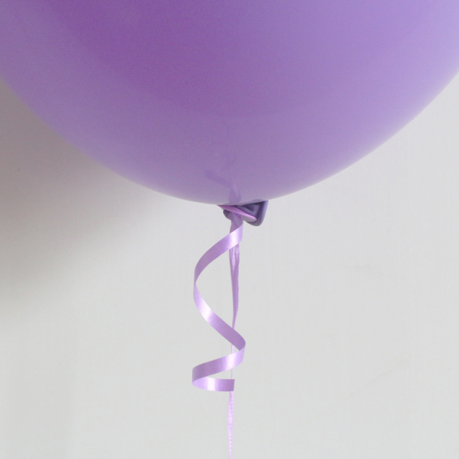 Ballonnen snelsluiters 100 stuks - paars