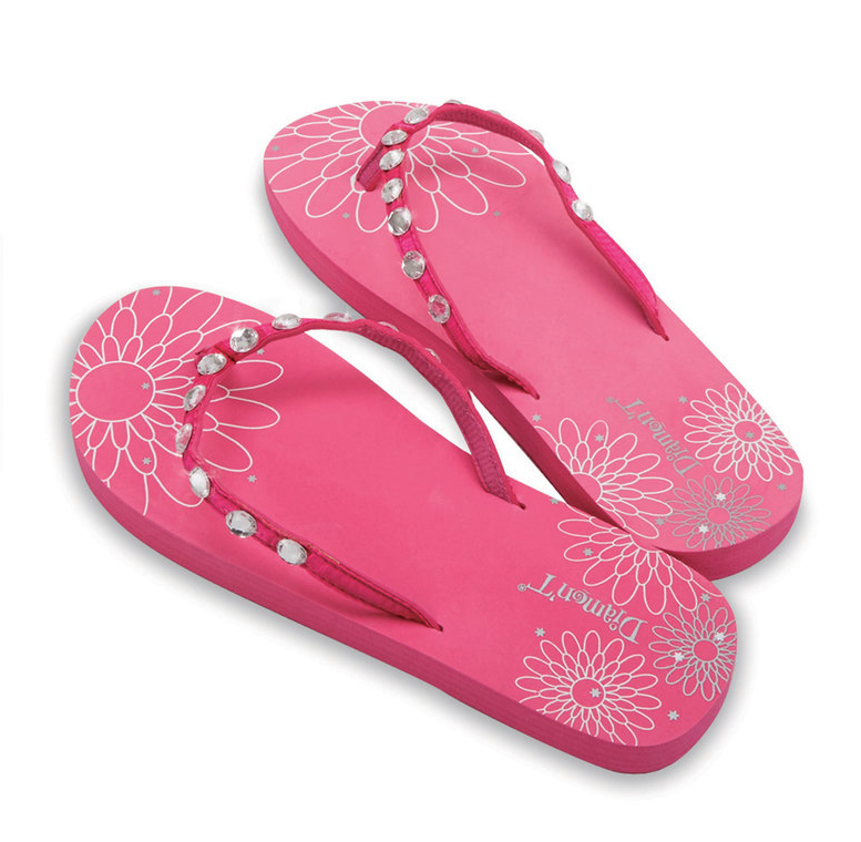 Slippers Just Married - huwelijksreis - trouwcadeau Roze