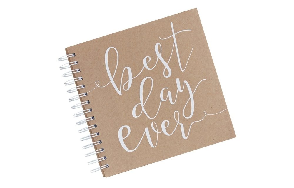Gastenboek - 80 Enveloppen & kaartjes | Kraft